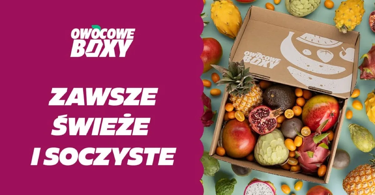 Skrzynka świeżych owoców premium od Owocowych Boxów
